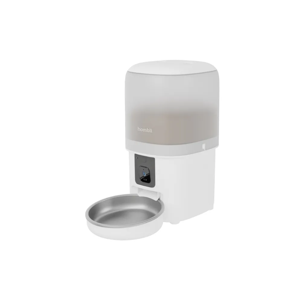 Hombli Smarter Futterspender für Haustiere - mit 2MP-Kamera - Weiß