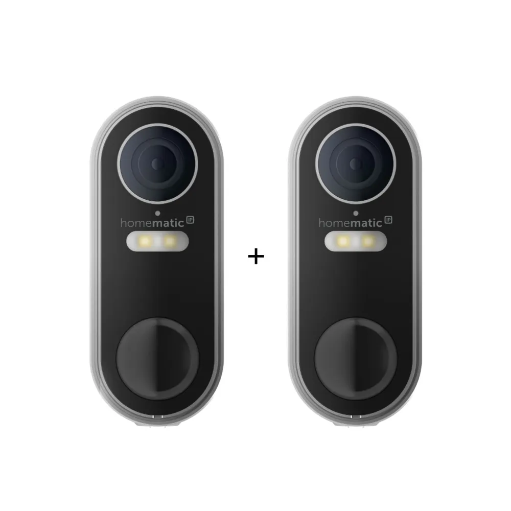 Homematic IP Akku-Außenkamera - 3MP, WLAN - 2er-Set