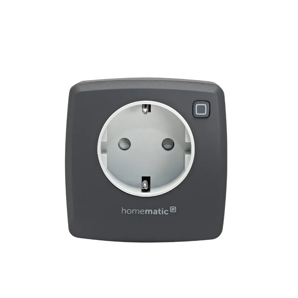 Homematic IP Dimmer-Steckdose - Phasenabschnitt - Anthrazit