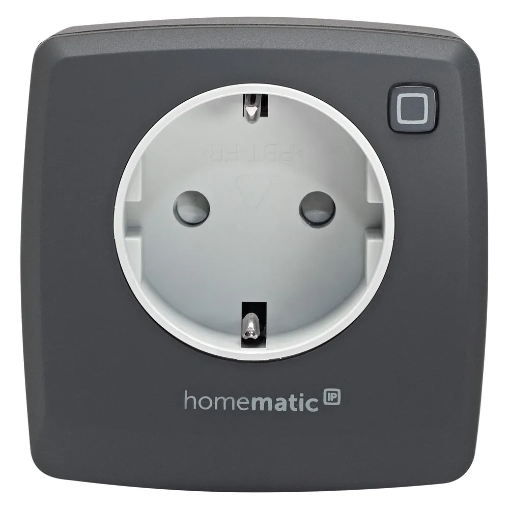 Homematic IP Dimmer-Steckdose - Phasenabschnitt - Anthrazit