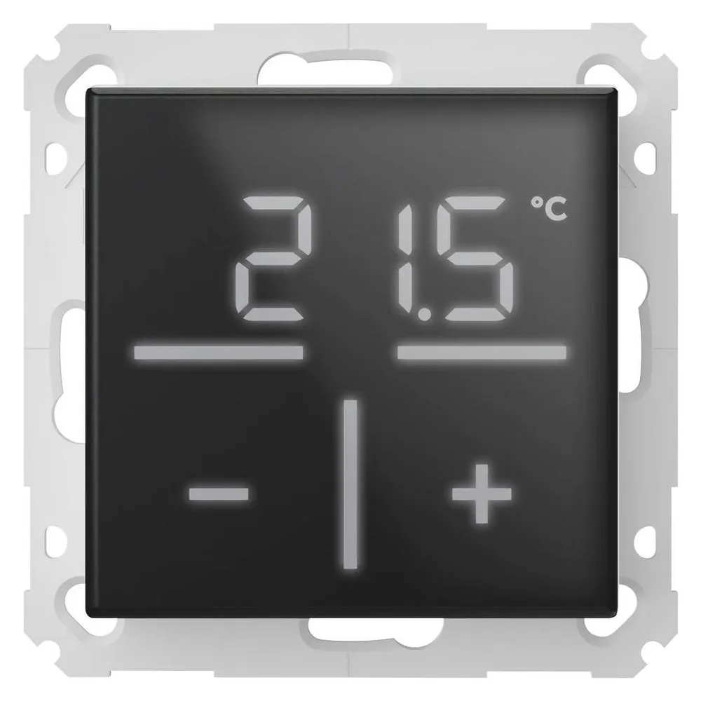 Homematic IP Glas-Wandthermostat mit CO2-Sensor - Schwarz