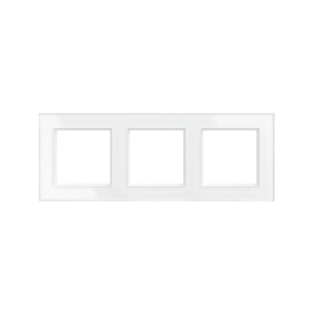 Homematic IP Glasrahmen – 3-fach - Weiß