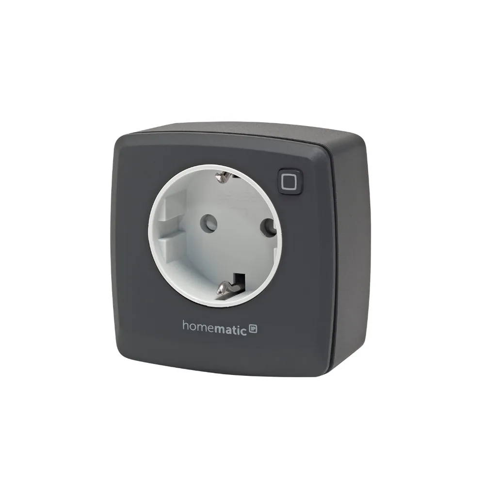 Homematic IP Schaltsteckdose - Anthracit