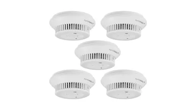 Homematic IP Smart Home 5er-Set Rauchwarnmelder mit Q-Label, HmIP-SWSD-2