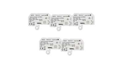 Homematic IP Smart Home 5er-Set Schalt-Mess-Aktor HmIP-FSM, 5 A, Unterputz