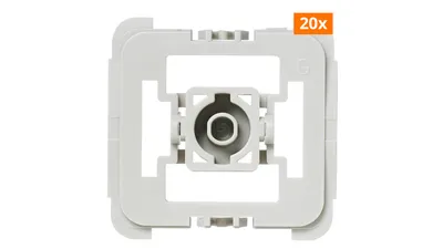 Homematic IP Smart Home Adapter Gira 55 alte Generation, 20er Pack