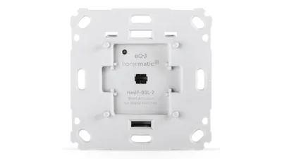 Homematic IP Smart Home Jalousieaktor für Markenschalter, HmIP-BBL-2