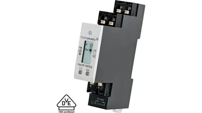 Homematic IP Smart Home Schaltaktor für Hutschienenmontage – 1-fach, HmIP-DRSI1