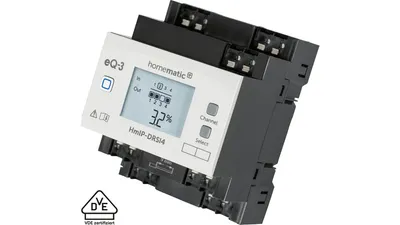 Homematic IP Smart Home Schaltaktor für Hutschienenmontage – 4-fach, HmIP-DRSI4