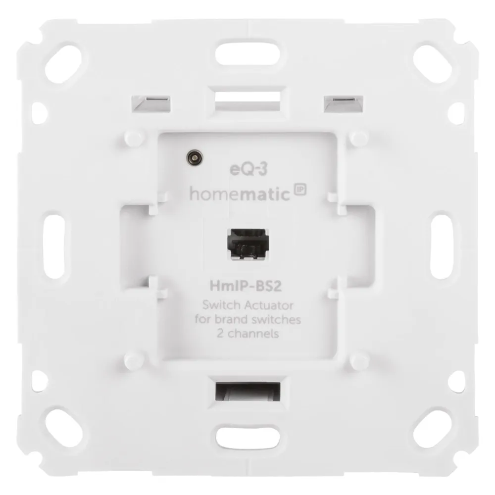 Homematic IP Smart Home Schaltaktor für Markenschalter – 2-fach, HmIP-BS2