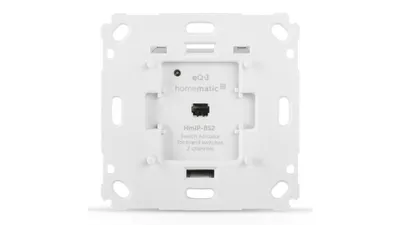 Homematic IP Smart Home Schaltaktor für Markenschalter – 2-fach, HmIP-BS2