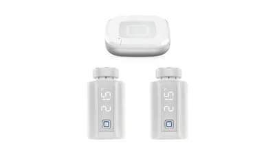 Homematic IP Smart Home Set Evo mit 1x Access Point, 2x Heizkörperthermostat – Evo, weiß