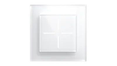 Homematic IP Smart Home Set Glastaster, 1-fach-Glasrahmen, 1x HmIP-WGS, 1x HmIP-GF1
