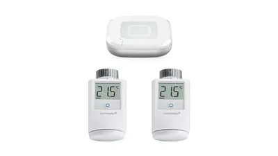 Homematic IP Smart Home Set Heizen mit Access Point, 2x Heizkörperthermostat HmIP-eTRV-2