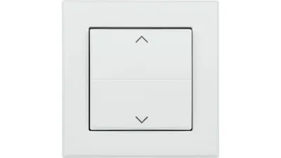 Homematic IP Smart Home Tasterwippe für Markenschalter – mit Pfeilen, HmIP-BRA