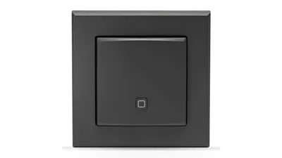 Homematic IP Smart Home Temperatur- und Luftfeuchtigkeitssensor – innen, anthrazit, HmIP-STH-A