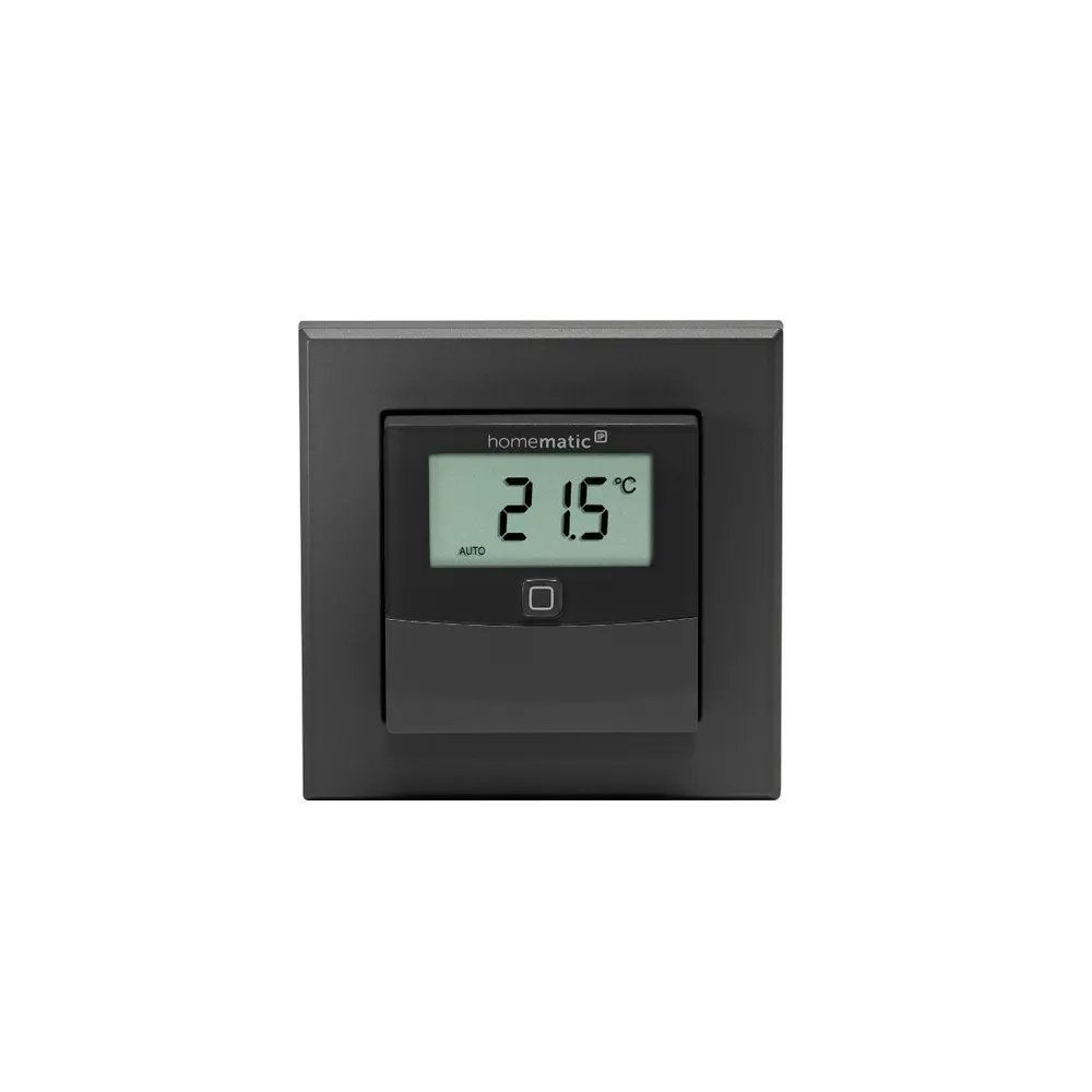 Homematic IP Temperatur- und Luftfeuchtigkeitssensor mit Display – innen - Anthrazit