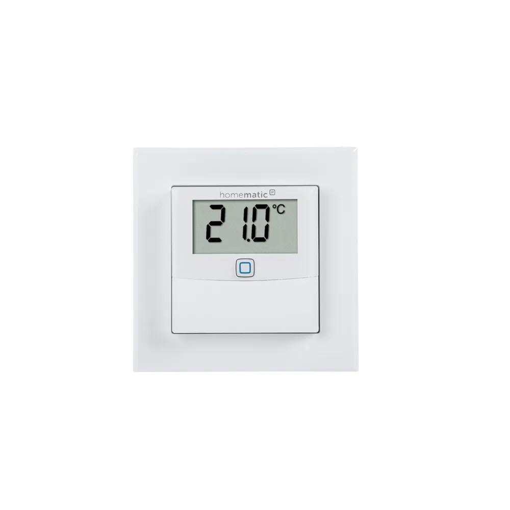Homematic IP Temperatur- und Luftfeuchtigkeitssensor mit Display – innen - Weiß