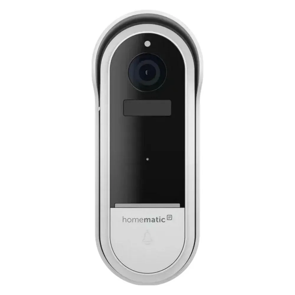 Homematic IP Video-Türklingel - 3MP, WLAN, festverdrahted oder mit Akku - Weiß