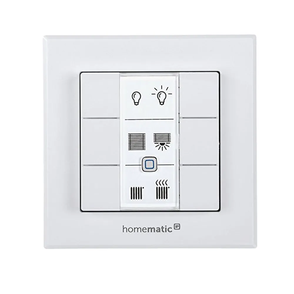 Homematic IP Wandtaster 6-fach - Weiß