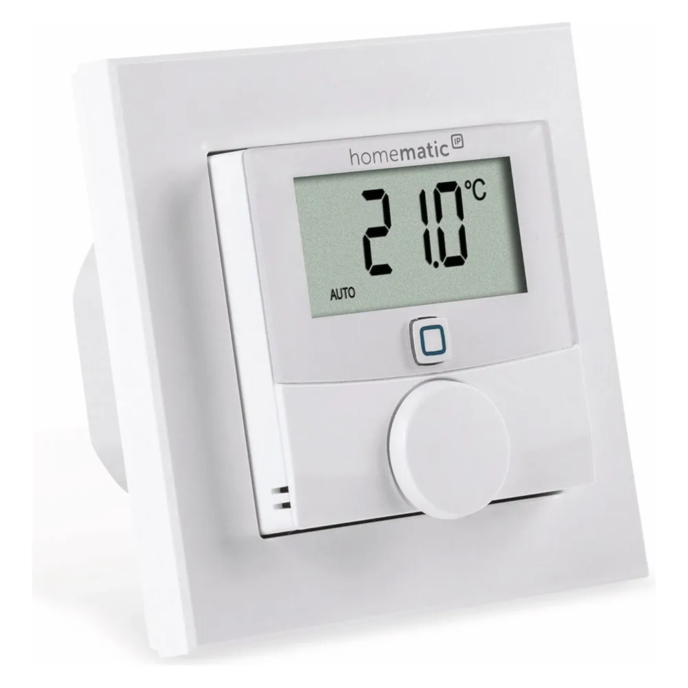Homematic IP Wandthermostat mit Schaltausgang – für Markenschalter - Weiß