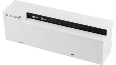 Homematic IP Wired Smart Home Fußbodenheizungscontroller – 10 Kanäle, 24 V, HmIPW-FAL24-C10