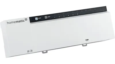 Homematic IP Wired Smart Home Fußbodenheizungscontroller – 6 Kanäle, 24 V, HmIPW-FAL24-C6