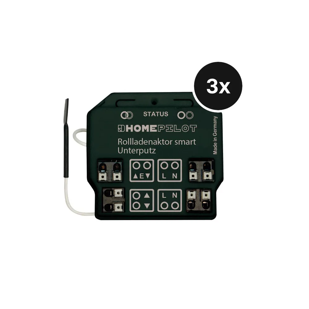 HOMEPILOT Rollladenaktor smart Unterputz - 3er-Set
