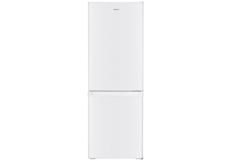 homeX Kühl-/Gefrierkombination CFS1110-W, 142.5 cm hoch, 49.5 cm breit, 173 Liter Nutzinhalt, Kühlschrank mit Gefrierfach, freistehend, groß