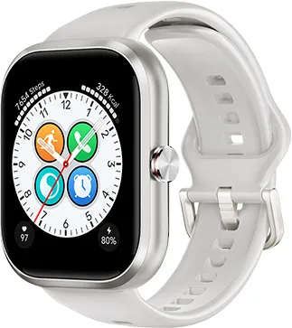 HONOR Choice Watch Bluetooth GPS 1,95" Weiß Einheitsgröße Pulsmesser