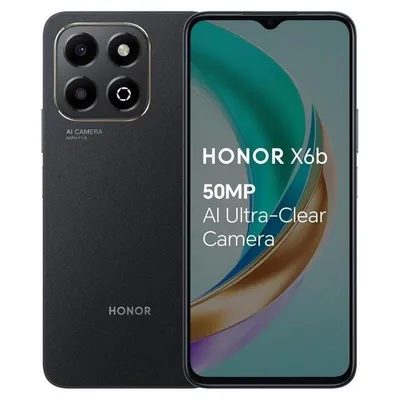 HONOR X6b 4G 4GB Schwarz 6.56" 128GB 5200 mAh Akku