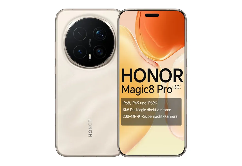 Honor HONOR Magic8 Pro 16GB+1TB - 6,71" OLED, 200MP Kamera Smartphone