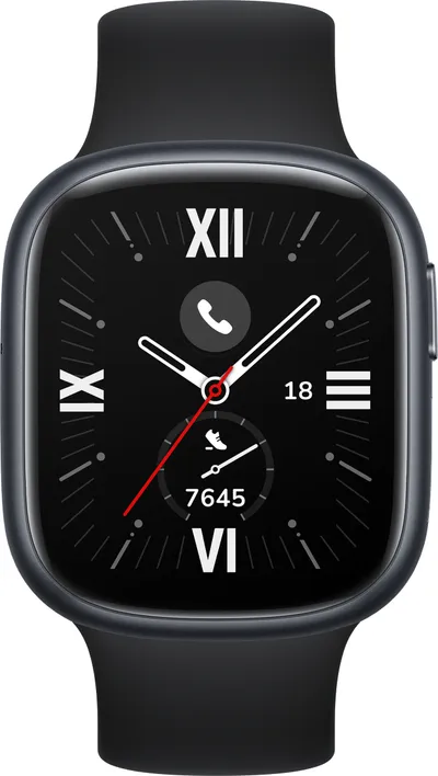 Honor Watch 4 Bluetooth GPS 45mm AMOLED Schwarz 14 Tage 5ATM SpO2 Herzfrequenz Schlaf