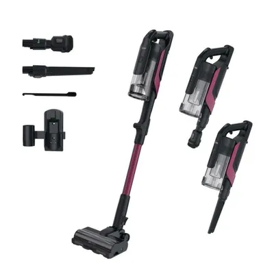 Akku Staubsauger Hoover HF610HX 011 650W 100min EPA 0,7L Magenta