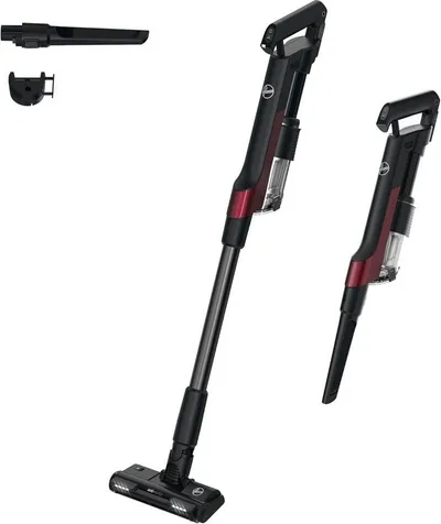Hoover Akku-Stielstaubsauger Akku Handstaubsauger, LED & Hartbodendüse, 165.00 W, beutellos, Anti-Twist, verhindert das sich Haare in der Bürste verheddern