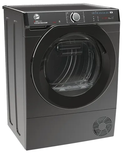 Hoover Wärmepumpentrockner H-DRY500 NDPEH9A3TCBERXSS, WiFi + Bluetooth, AquaVision-System, Schuhgestell