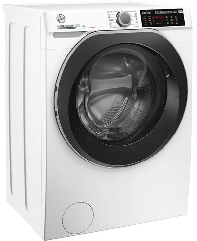 Hoover Waschtrockner HD 495AMBS/1-S, 9,00 kg, 5 kg, 1400 U/min, Active Steam, Mix-Power-System, WiFi & Bluetooth (hOn-App)