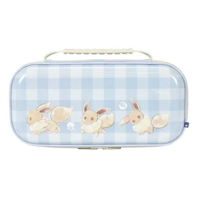 Estuche Hori NSX-088E Vault Case Eevee kratzfest Blau Weiss Nintendo Switch 2