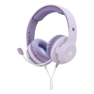 Kopfhörer HORI Gaming Headset Cozy Lavender kabelgebunden 3,5 mm Mikrofon violett