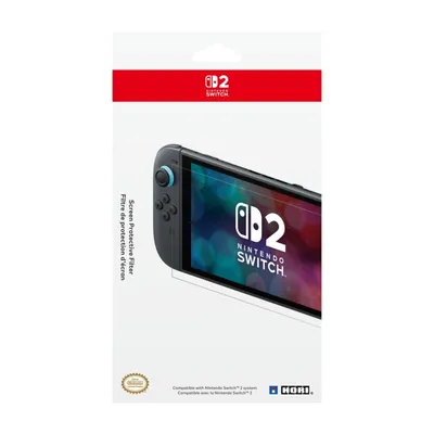 Hori Nintendo Switch 2 Displayschutzfolie, transparent, kratzfest