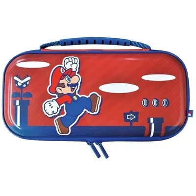 Tragetasche Hori Vault Case Mario für Switch/Switch 2, stoßfest, 10 Spiele