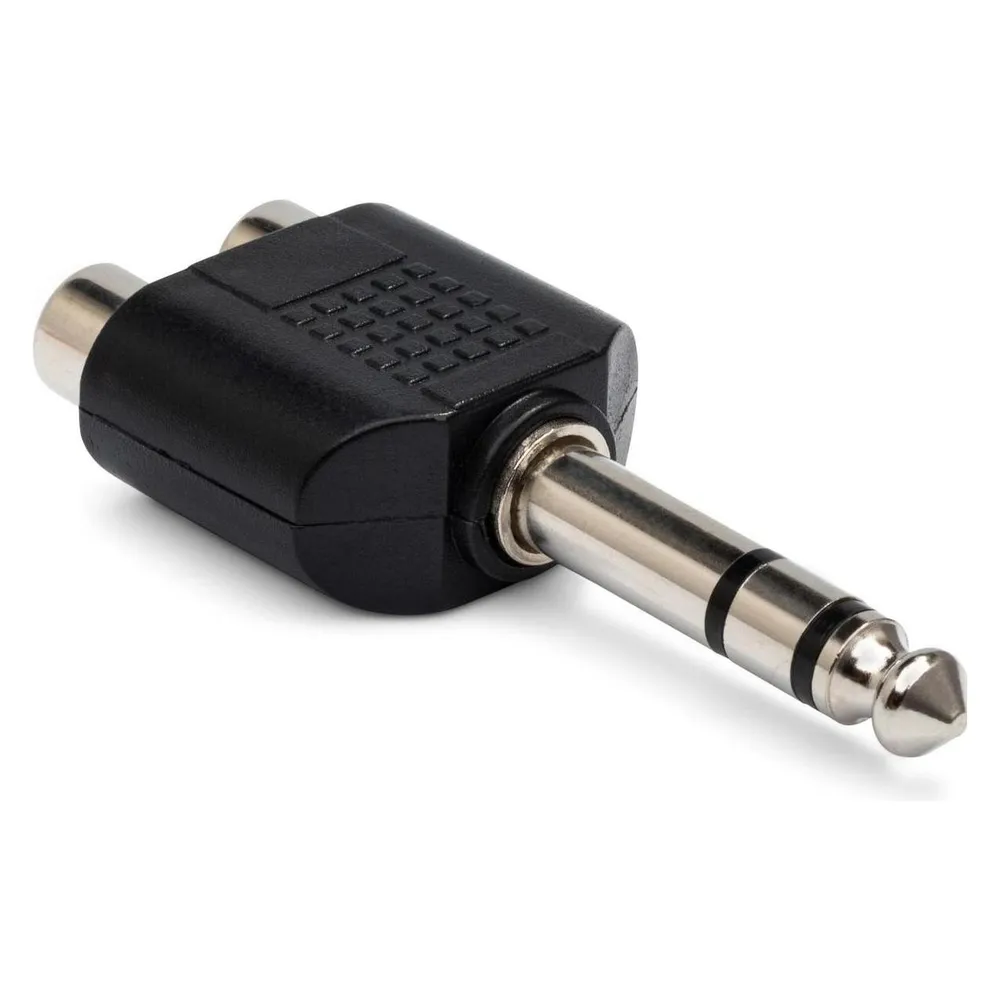 Hosa GPR484 Adapter 2x Cinch-Kupplung auf 6,3 mm TRS