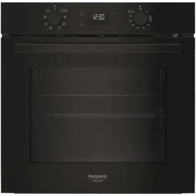 Einbaubackofen Hotpoint HAO475PB Pyrolyse+Hydrolyse 71L 60cm A++ Grill Schwarz