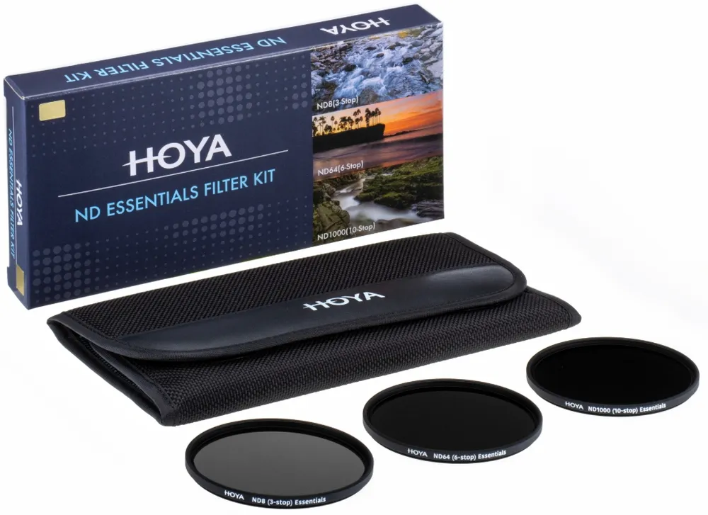 Hoya ND Essentials Filter Kit 8/64/1000 62mm