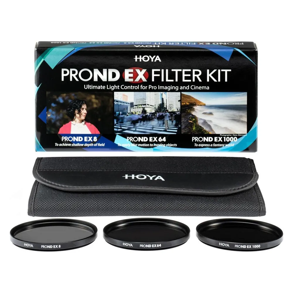 Hoya PRO ND EX Filter Kit 8/64/1000 (49 mm, ND- / Graufilter)