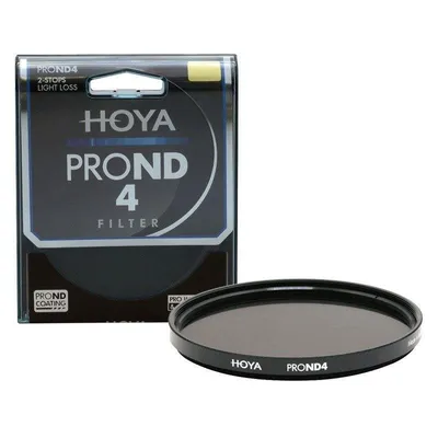 Kamerafilter Hoya 0907 PRO ND4 77 mm Neutraldichte Schwarz