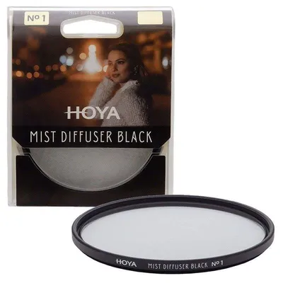 Kamerafilter Hoya Mist Diffuser Black No1 52 mm Schwarz Aluminium