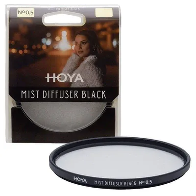 Kamerafilter Hoya Mist Diffuser Black No0.5 58 mm Aluminium Schwarz