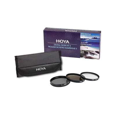 Kamerafilter Hoya DIGITAL FILTER KIT II 55mm UV CPL ND8 Set Transporttasche