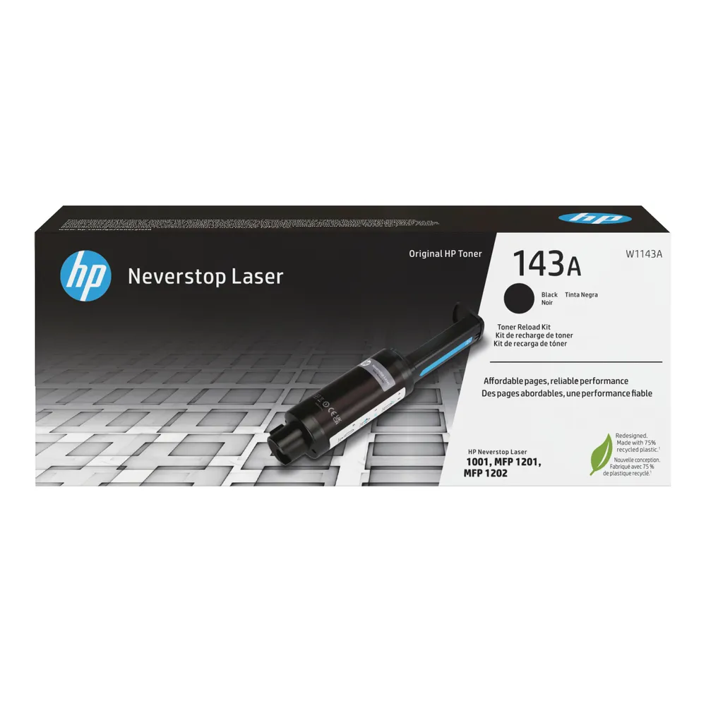 143A Schwarz Original Neverstop Toner-Nachfüllkit